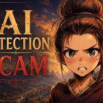 The AI Detection Scam: Why Good Writing Is Now a "Red Flag" Landscape-format graphic about AI detection scams.
