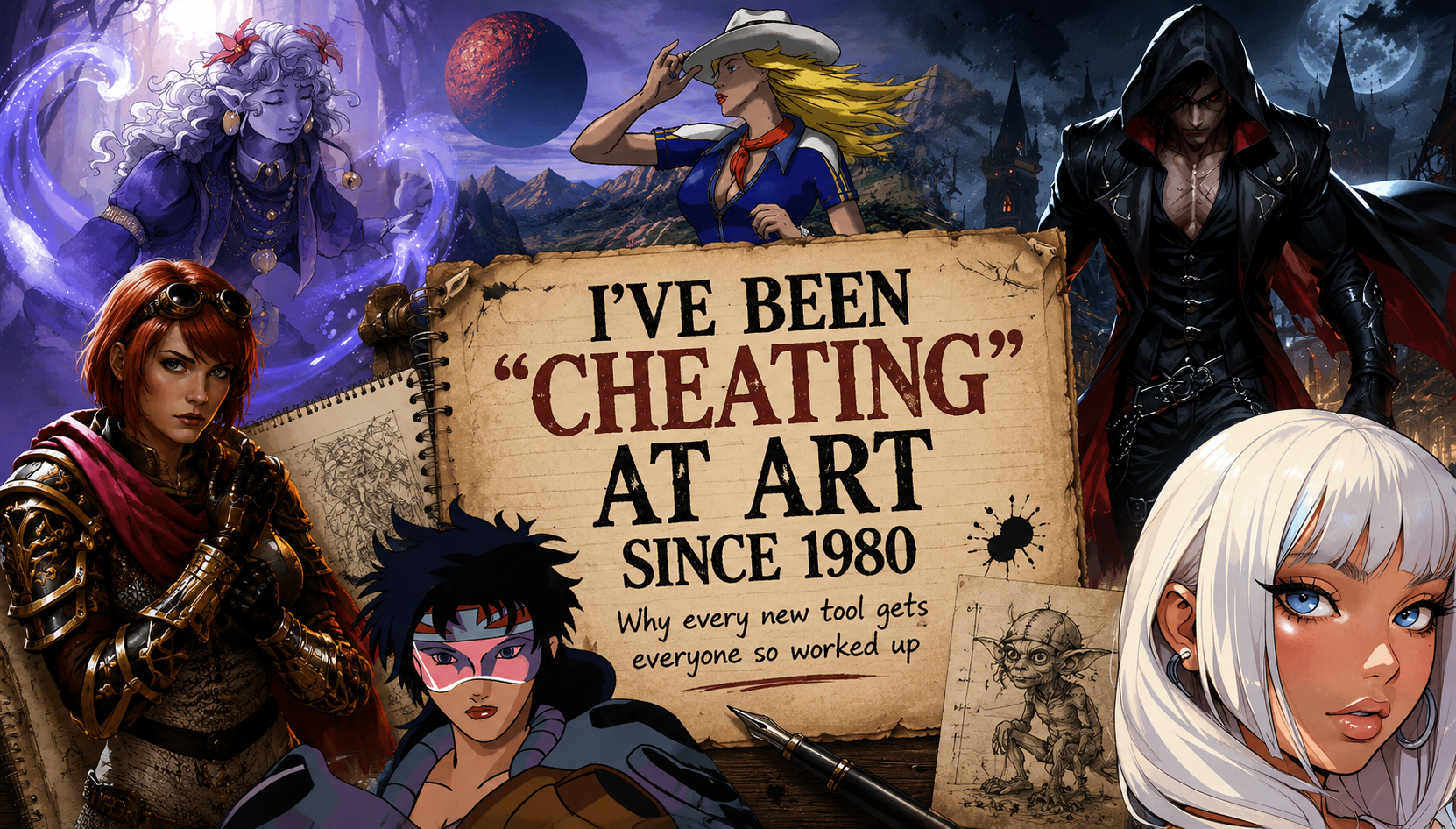 I’ve Been “Cheating” at Art Since 1980